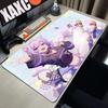 Mouse Pad HYBXAXC Nekomata Okayu VTuber Hololive Computer Gaming Desk Accessories Mat Large XL XXL Rubber Keyboard Mousepad