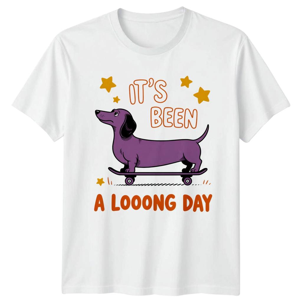 Its Been A Looong Day TShirt Dachshund Dogs Birthday Gift For Him And Her