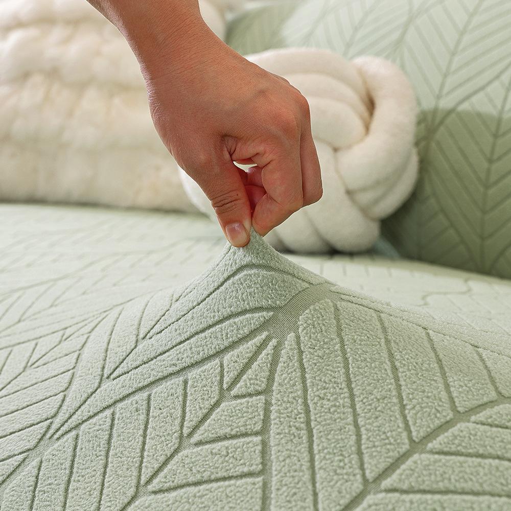 Wear resistant and Cat scratch resistant Sofa Cover Full Package for Autumn and Winter New Winter Plush Anti Slip and Dust Proof Sofa Protection Cover