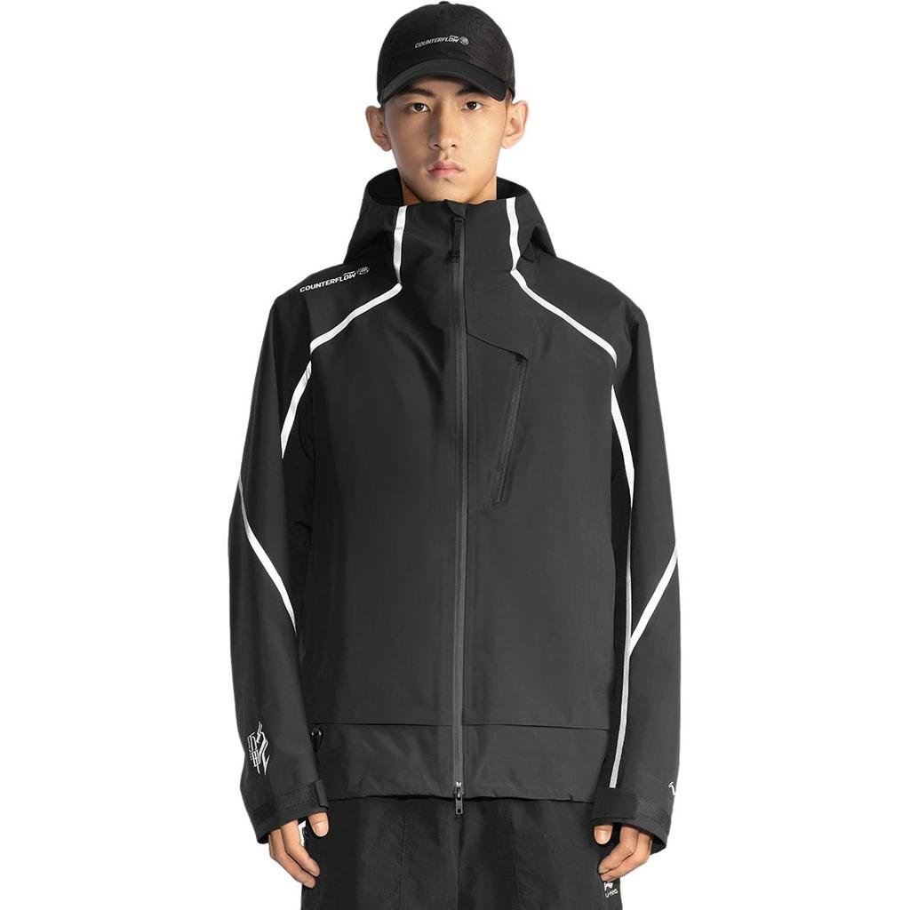 Li-Ning Outdoor CF Letter Zipper Hooded Versatile Casual Windproof Breathable Jacket Unisex Jacket AEMW005-4