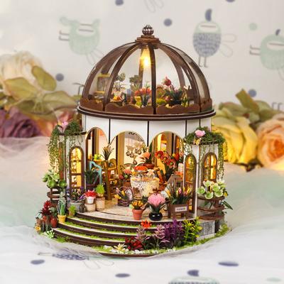 1 Set DIY Mini Greenhouse Kit with LED Light Furniture Kids Adults