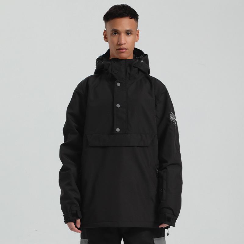 New Winter Ski Jacket with Cotton Padding for Men & Women - Warm, Windproof, Suitable for Single/Double Board Outdoor Sports