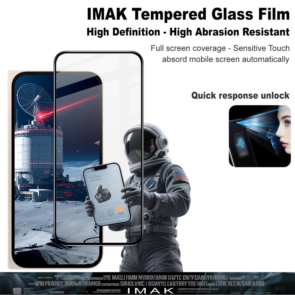 For Google Pixel 10 Pro Fold Glass IMAK Full Coverage Tempered Glass Film Pro+ Series 169mm