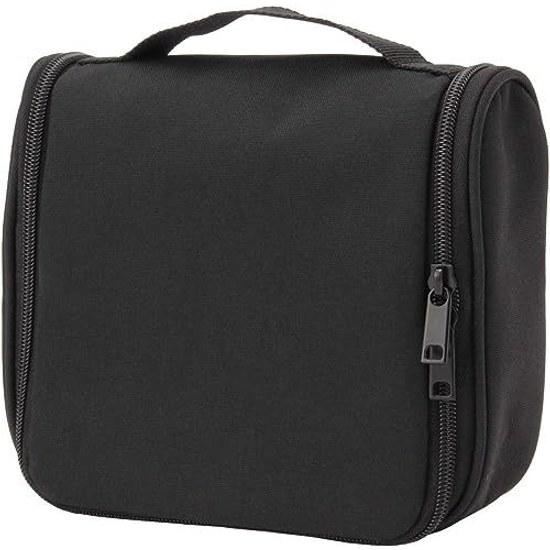 Muji Polyester Hanging Toiletry Case Black Approximately 16196cm Fashion