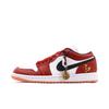 Air Jordan 1 Vintage Basketball Shoes Women's Low Top Red White DC0774-182(Team59-)