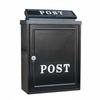 Large Weatherproof Outdoor Letterbox Aluminum Metal Post Box Decorative Mail