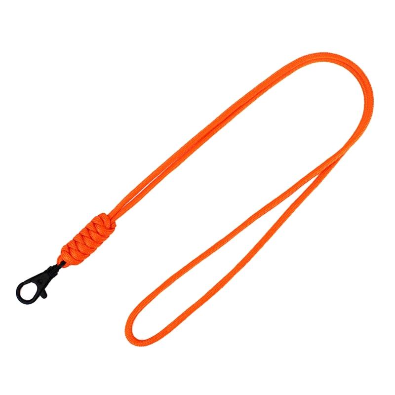 Heavy Duty Paracord Lanyard Necklace Whistles Strap Braided Keychain Lanyard for Outdoor Activities,Camera,Wallets Keys