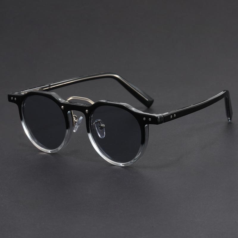 Retro Metal Frame Oval Sunglasses for Women Men Trendy Punk Round Sun Glasses Luxury Brand Designer Driving Shades