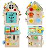 Montessori Busy House Treasure Box: Early Education & Puzzle Unlock for Intellectual Development in Boys and Girls