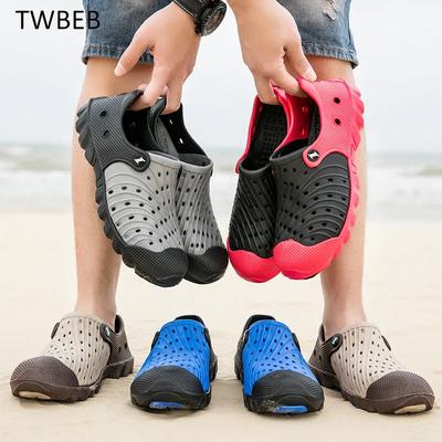 Sommersport Herren Hohlsandalen Lässige Strandschuhe Bequeme Atmungsaktive Sandalen Bequeme Eva Weiche Sohle Unisex Hausschuhe
