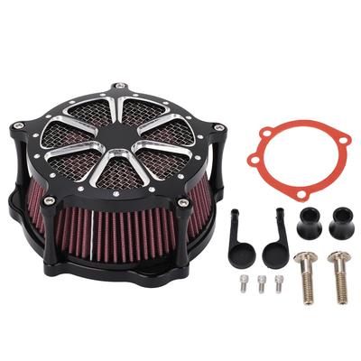 Motorcycle High Flow Air Intake Filter Air Cleaner with Cover for XL1200C 1200 Custom 1996?2022