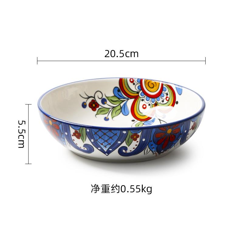 Ceramic Dinner Plate Western Steak Plate Dessert Plates Soup Bowl Sushi Plates Fruit Salad Bowl Livelihood Water Cup Coffee Cup