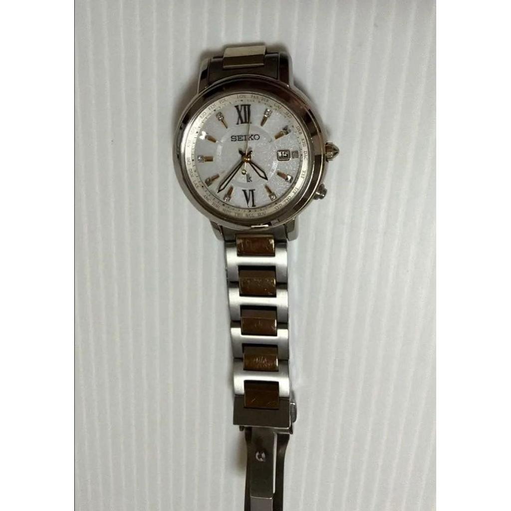 Used SEIKO LUKIA SSQV032 Solar Radio Controlled Ladies Watch