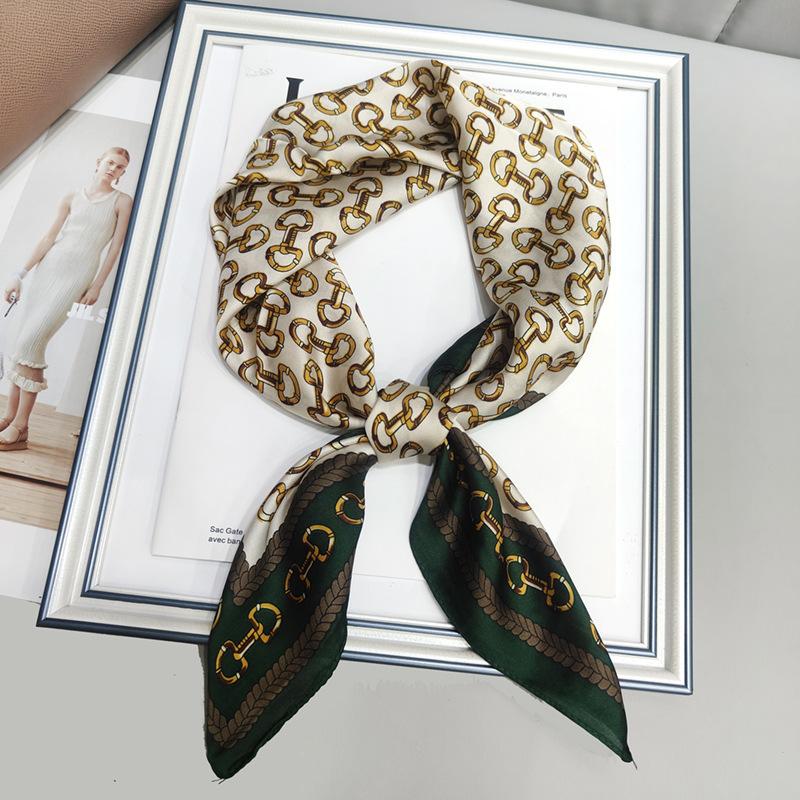 Strictly Selected 70 Silk Scarves, Simulated Silk Small Square Scarves For Women, Retro High-End Thin Versatile Professional Scarves