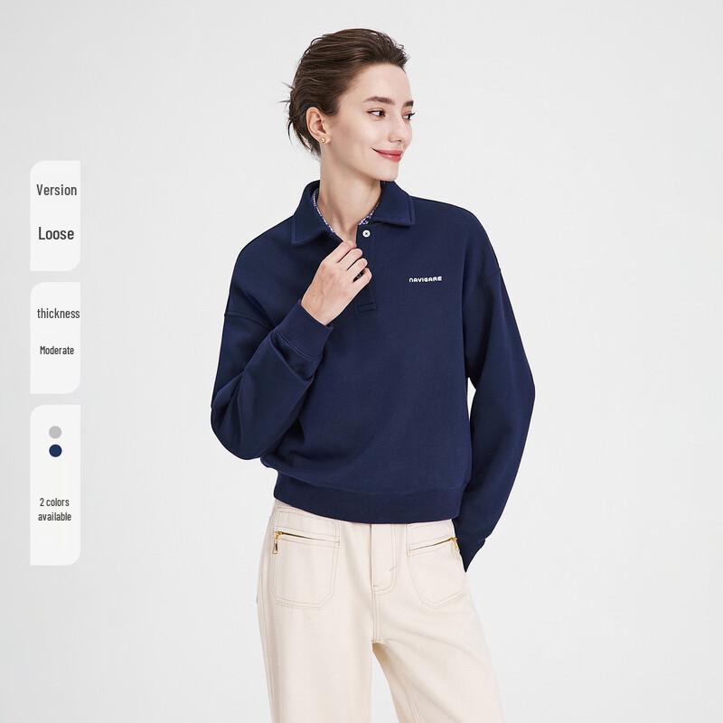 Navigare Women's Fleece-Lined Polo Sweatshirt