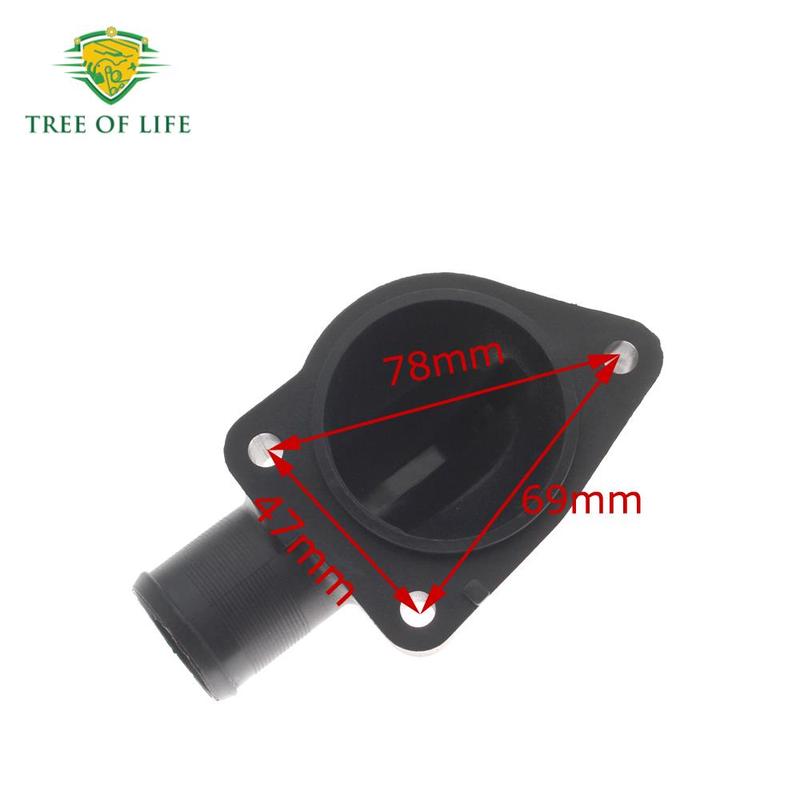 Engine Coolant Thermostat Housing Flange For CITROEN C5 PEUGEOT 406 607 2.2 Diesel 2000-2008 1336.R5 1336R5 9633699980 717696