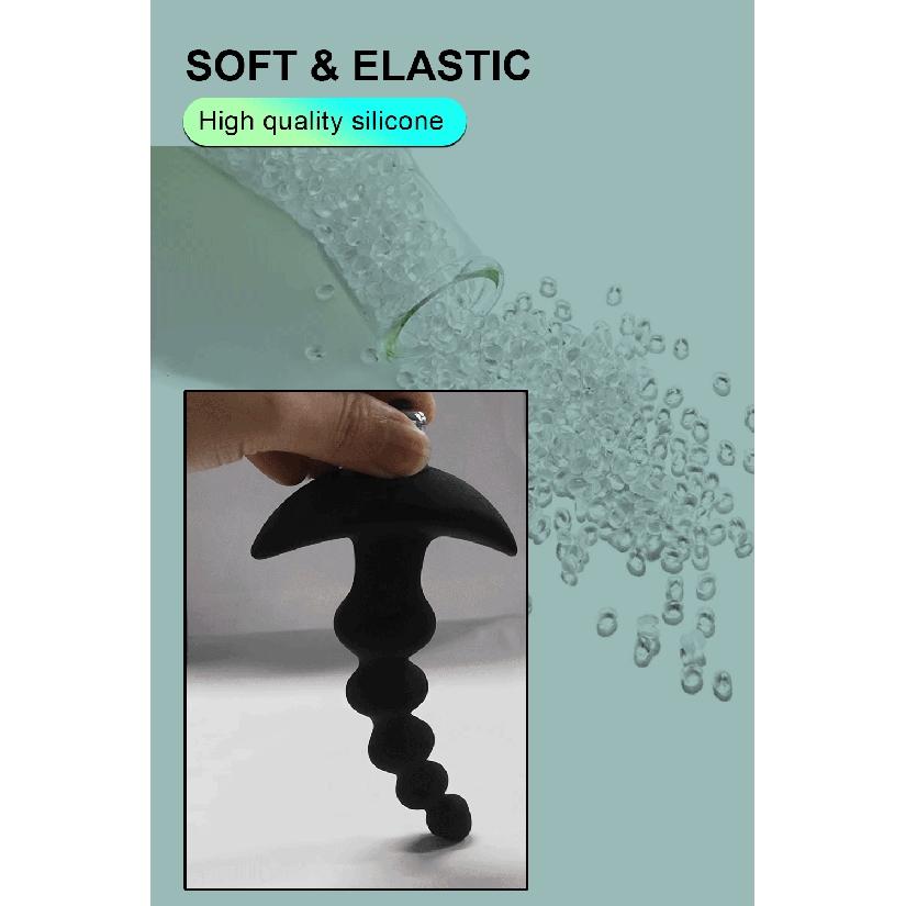 Anal Plug Beads Male Prostate Massager Gay Butt Plug Anal Sex Toy for Women Silicone Vibrator Adult Supplies Sex