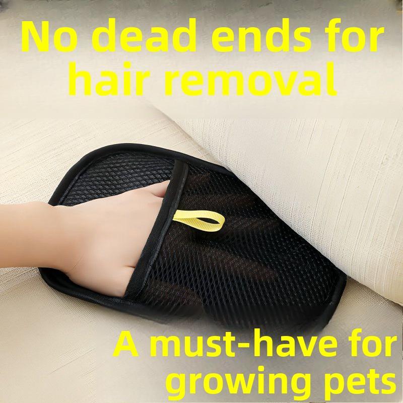 Pet Electrostatic Hair Removal Gloves Cat Hair Cleaner Two-way Brush Hair Shaving Sticky Artifact Supplies
