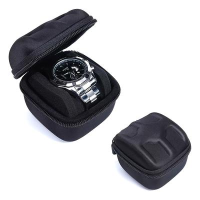 EVA Hard Shell Watch Display Box, Multi-Slot Anti-Impact Polyester Watch Gift Box, Rectangle Protective Storage Case
