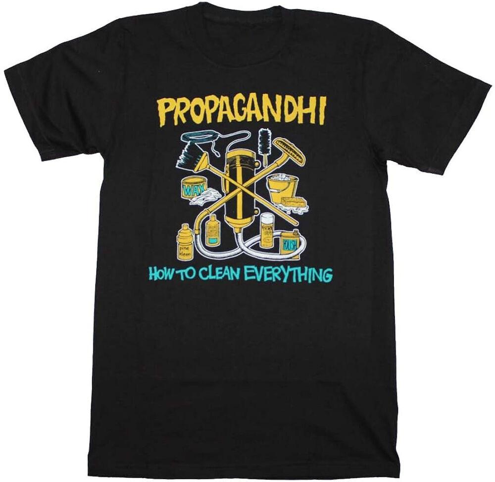 Propagandhi - Mens How to Clean Everything T-Shirt VN1955 Unisex T-Shirt XXXXL