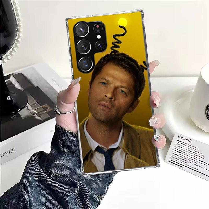 

Angel Castiel Supernatural Soft Phone Case For Samsung Galaxy S22 S23 S24 S25 Edge S26 Ultra S20 FE S21 Plus + Fundas Coque Gala Samsung S24