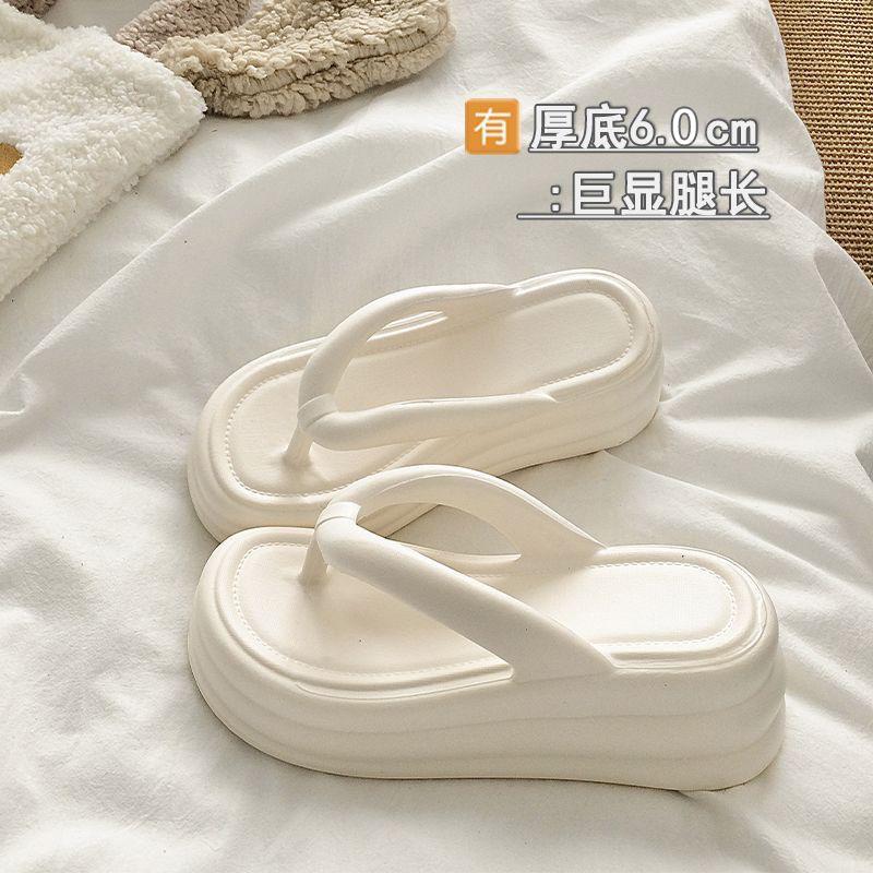 Fashion Rubber Flip Flops Shoes Ladies' Slippers Platform Summer Clogs Woman Luxury Slides Hawaiian Beach Designer Soft Flat Fashion