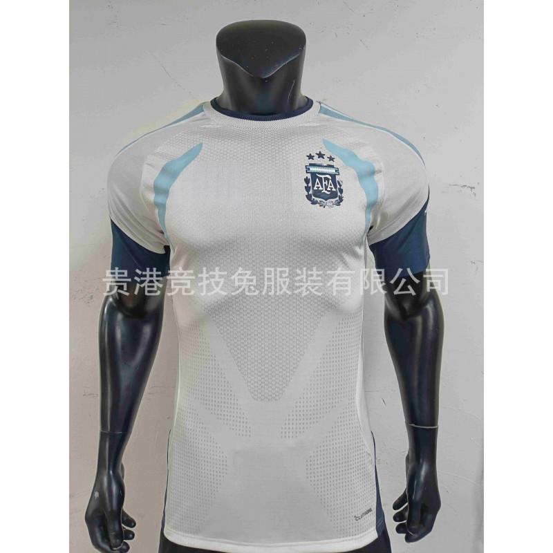 2425 Italy Home Thai Jersey Blue Background Olive Pattern Chiesa Short-sleeved Ice-sensitive Quick-drying