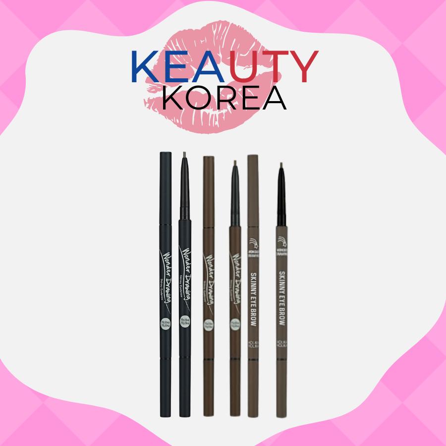 Holika Holika Wonder Drawing Skinny Eyebrow 0.5g (Ash Black/Dark Brown/Ash Brown)