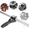 Precision Ratchet Tube Cutter Versatile Hand Tool for Copper Aluminum Iron Stainless Steel PPR & PE Pipes Anti-slip Grip