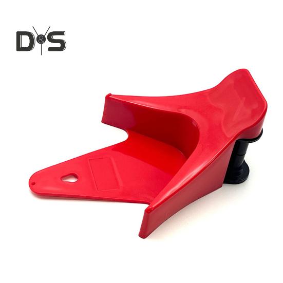 Tragbarer Reifenkeil mit um 360 Grad drehbaren Doppelsäulen, Gleitführungsvorrichtung für Autowaschwasserrohre, universelle Schlauchführung, Reifenkeil, Autodetaillierung