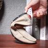 Fashion Men's Low Cut Bean Shoes Casual Soft Soled Men's Driving Shoes Loafers Shoes