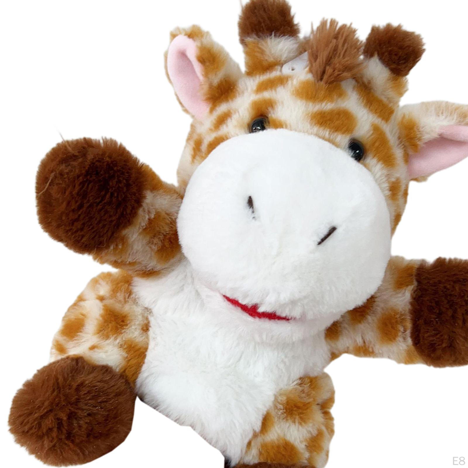 Животное палец марионетка плюшевая рука творческая мягкая игрушка голова перчатки — фото 6