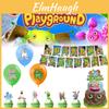 Πακέτο Διακόσμησης Πάρτι My Singing Monsters Με Μπαλόνια Και Πανό Για Εκδηλώσεις Εορτασμού