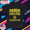 Faber College Animal House Class of 63 Men's Black Navy Size S-5XL