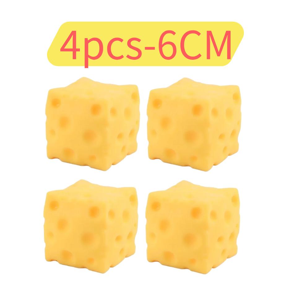 Squishy Cheese Toast Bread Squeezetoys For Stress Relief, Soft Slow-Rise Anti-Anxiety Sensory Fidget Toys For Adults Kids Adhd