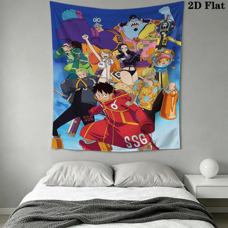 One Piece Wall Tapestry Aesthetic Wall Hanging Printed Fabric Blanket Decorative Tapestries for Bedroom Living Room Home Decor