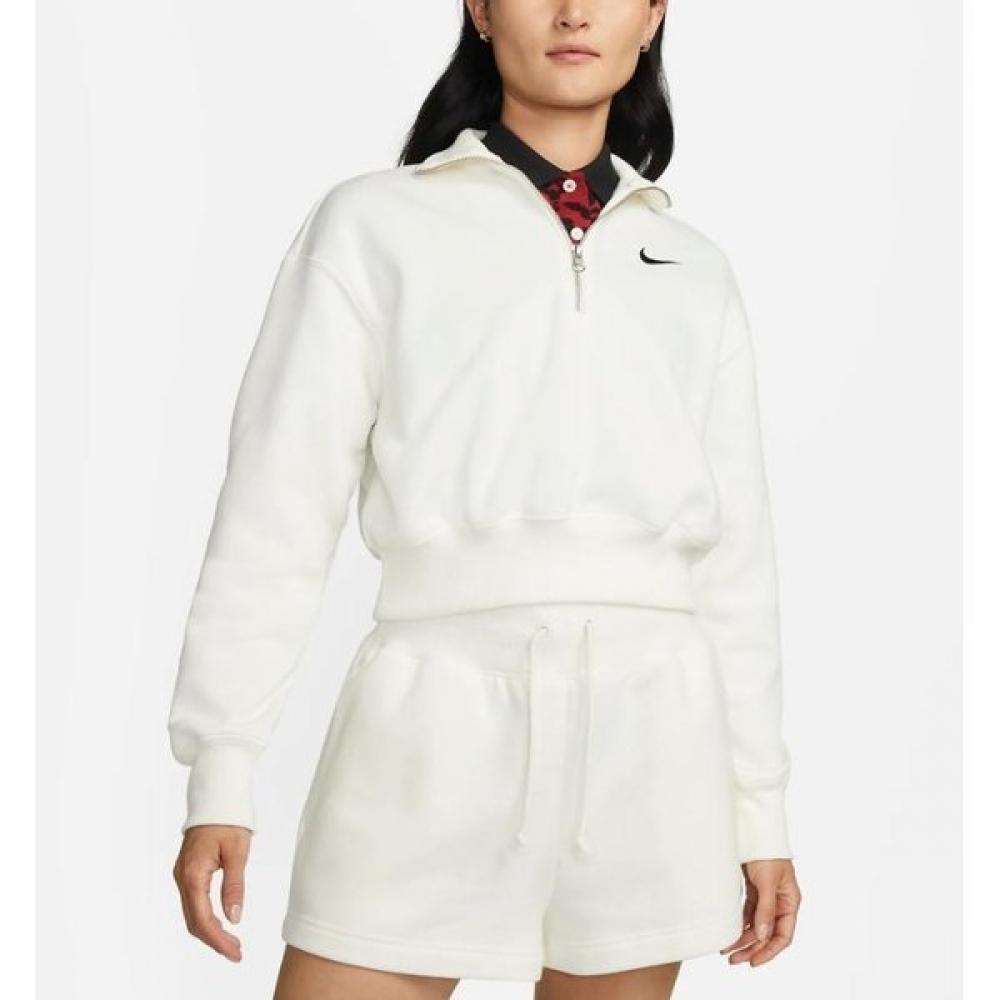 

Nike Women S overSized Half Zip Crop SweatShirt Dd4 Dq5768 133 DQ5768 133 80