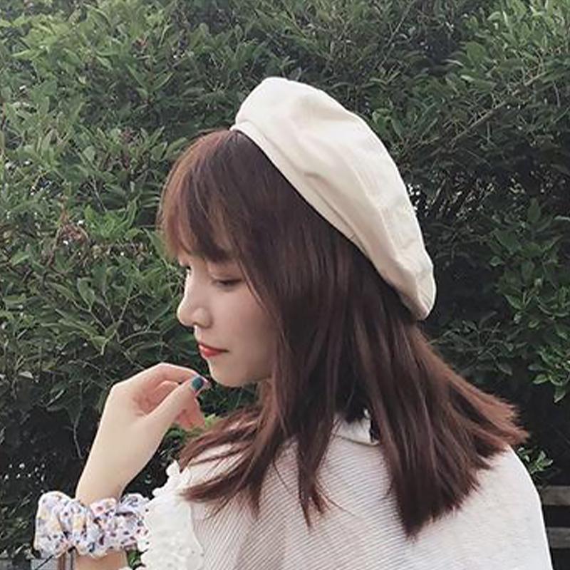 Umělecký klobouk, prodyšný umělecký a retro baret, ženský japonský osmiboký klobouk