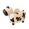 Cow Tissue Box Cover Large Capacity Universal Multifunctional Desktop Lovely Cow Shape Tissue Paper Case with Toothpick Dispenser