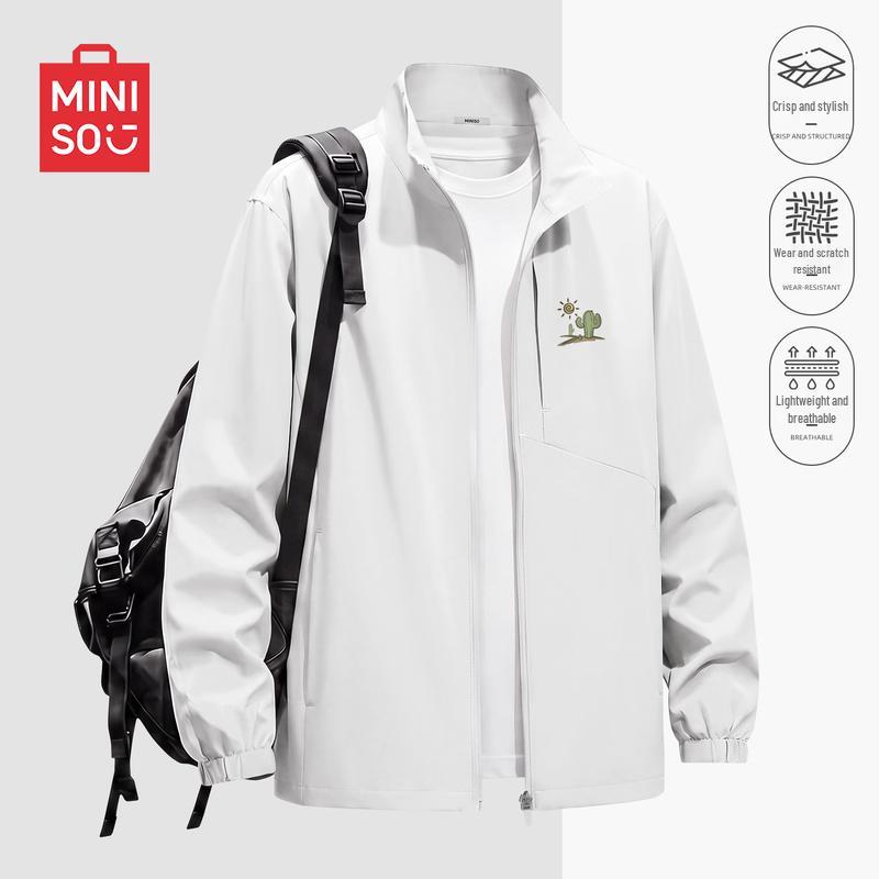 MINISO Men's Casual Windbreaker Jacket