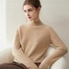 Dames 100% Puur Kasjmier Hoge Hals Pullover Trui, Herfst/Winter Warm Gebreide Basislaag