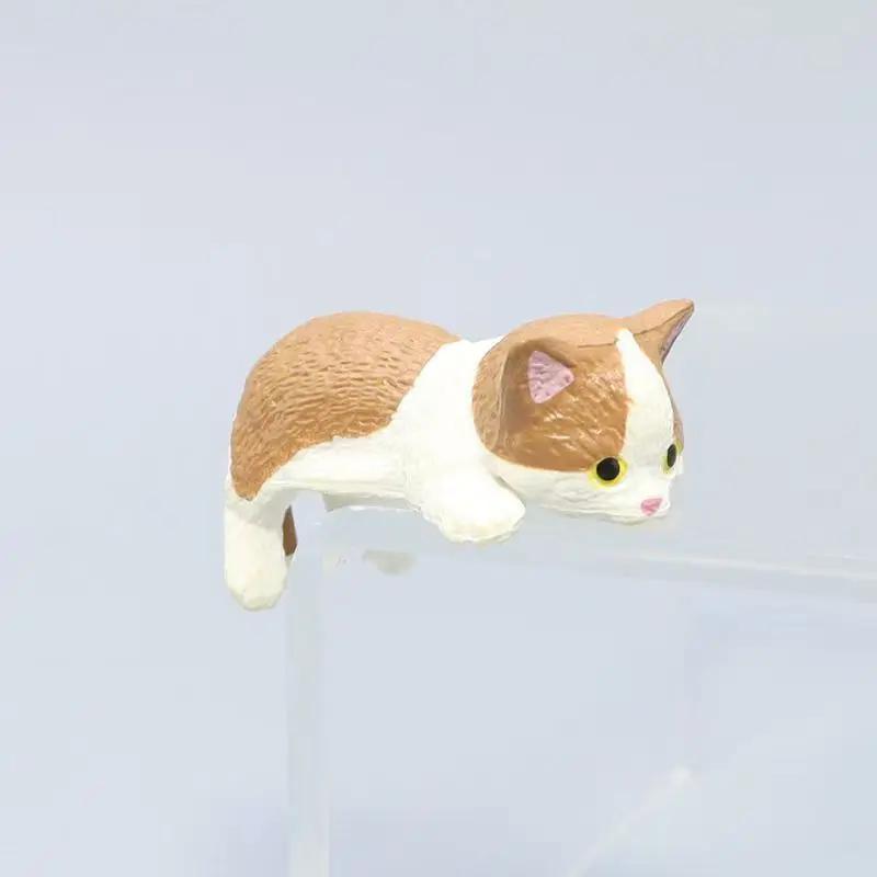 

Kawaii Cat Small Decoration Car Central Control Display Screen Simulation Resin Cat Miniatures Cartoon Car Cat Ornament Kids Toy