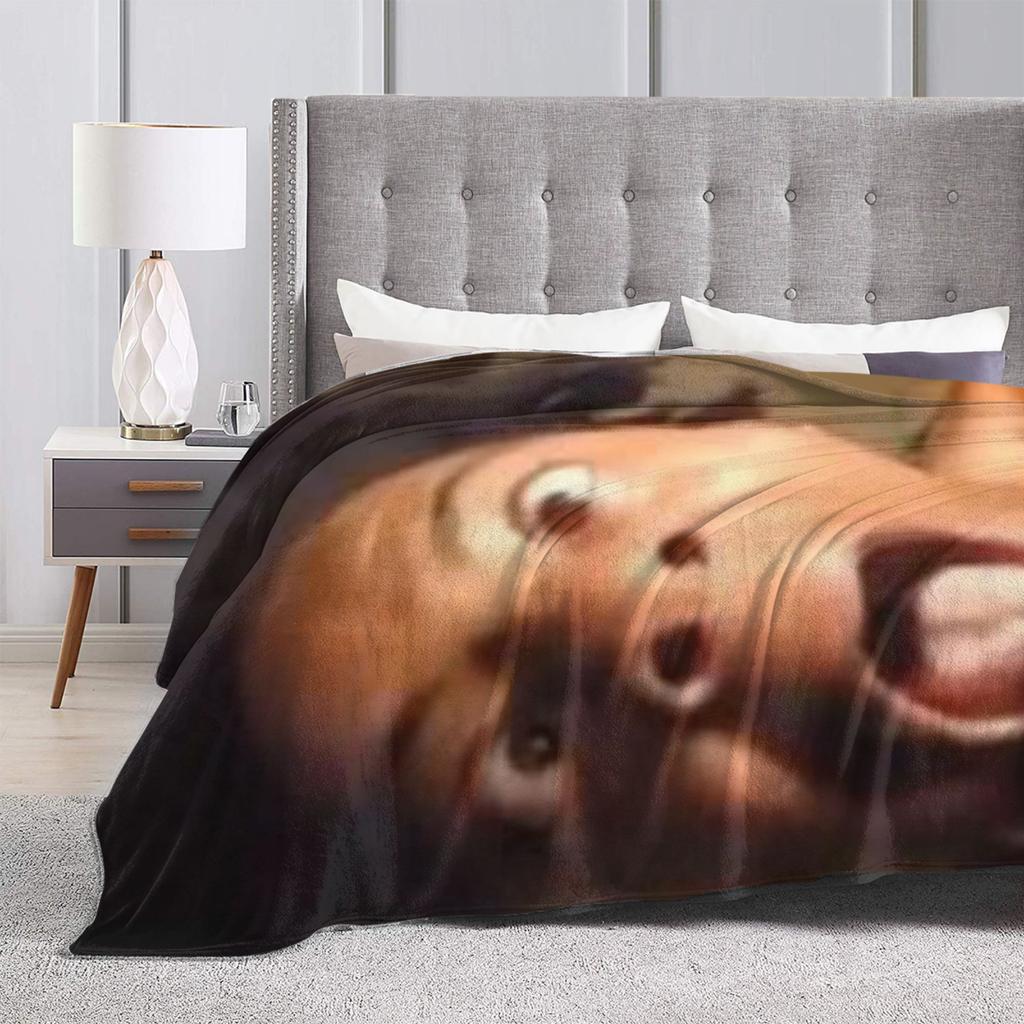 IShowSpeed Yelling Blanket  Travel Flannel Throw Blanket For Couch Bed Super Soft Custom Quality Bedspread Birthday Gift