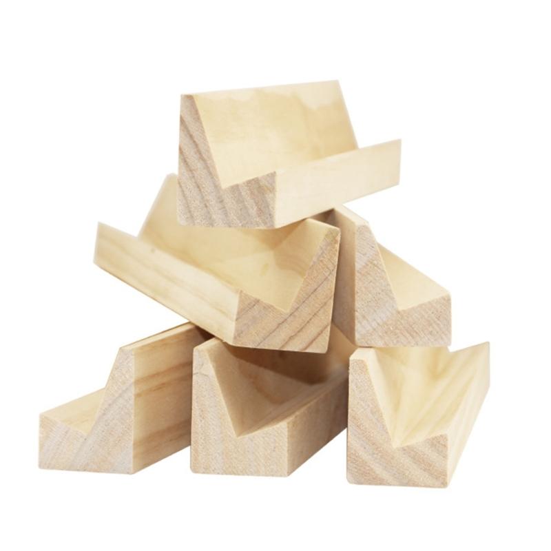 2Pcs Wooden Dominoes Rack Dominoes Tiles Holders for Mexican Train Dominoes Game