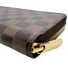 Louis Vuitton Damier Zippy Long Wallet Purse Damier Canvas Brown Unisex N41661 Used