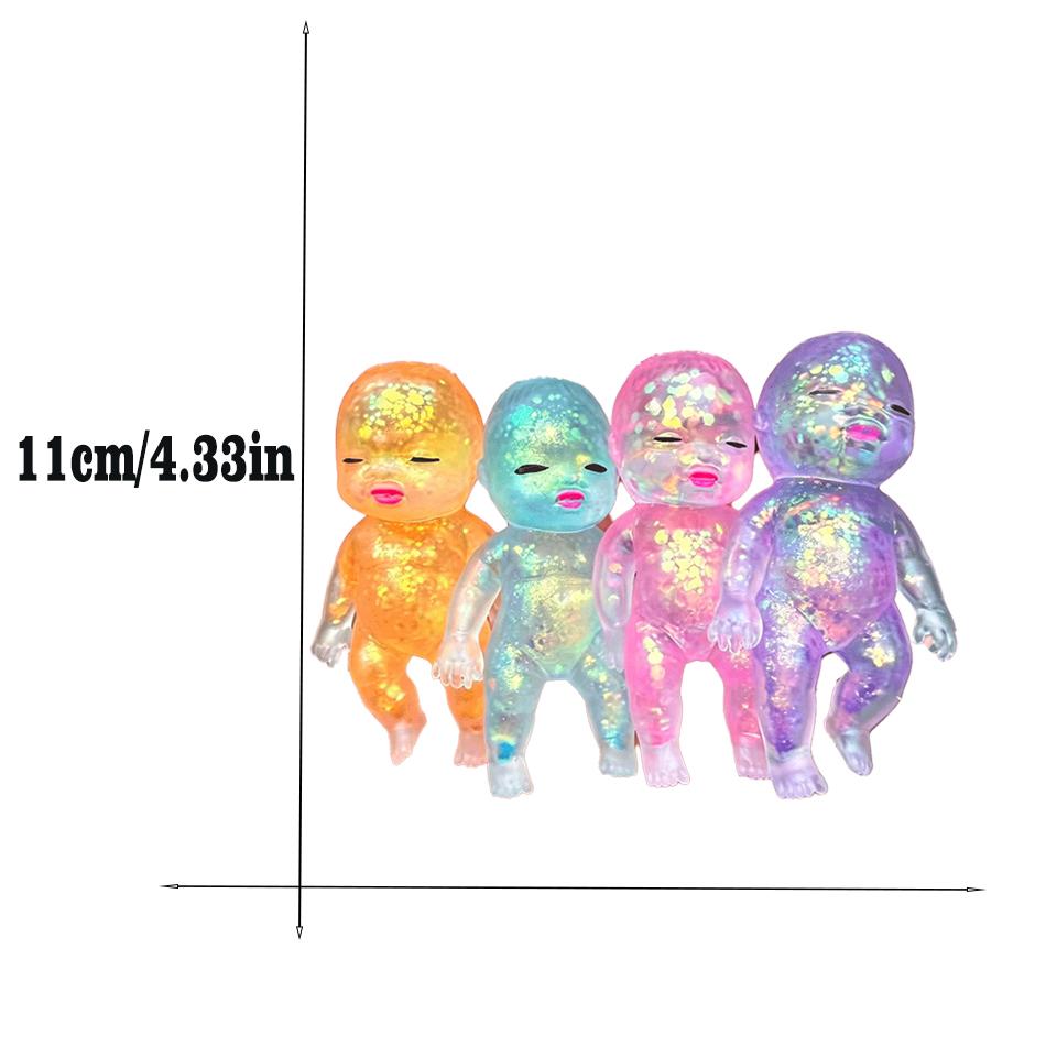 Squishy Maltose Sugar Baby Squeeze Toy Kawaii Baby Stretchable Slow Rising Fidget Toy for Adults Stress Anxiety Relief Gifts