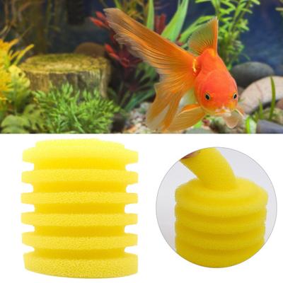 Filter Sponge Thicker Strong Adsorption Force Universal Round Yellow Aquarium Filter Foam
