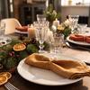 Modern Napkin Rings for Fabric Napkins 3Pcs Faux Pearl Rings, Reusable Metal Holders, Elegant Banquets Weddings Dinner Parties Table Decor Accessories