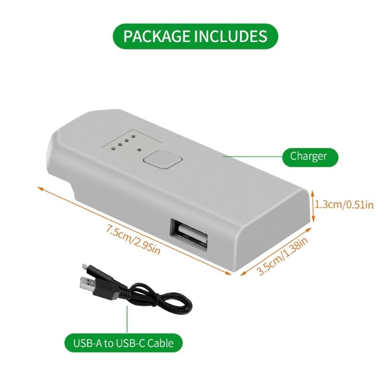 Portable Battery Charger For Drones Batteries Featuring Single Charging And Double Modes Batteries Care Accessories