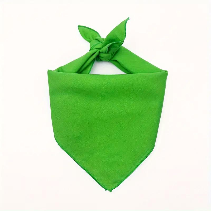 1PC Polyester Lightweight Headwraps Elegant Square Scarves Sweat Absorbent Towel Solid Color Scarves Bandana Unisex